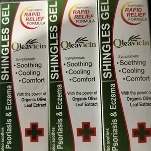 Oleavicin Shingles Gel - Rapid Relief Formula 1 fo oz.3 packages for $64